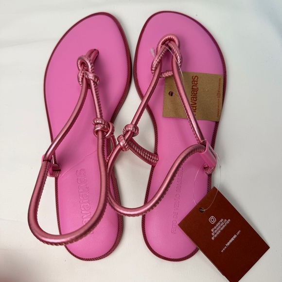 Havaianas Women's Una Acai Eur Sandals Pink Glow - Picture 3 of 12